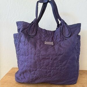 Marc Jacobs Quilted Purple Shoulder Tote